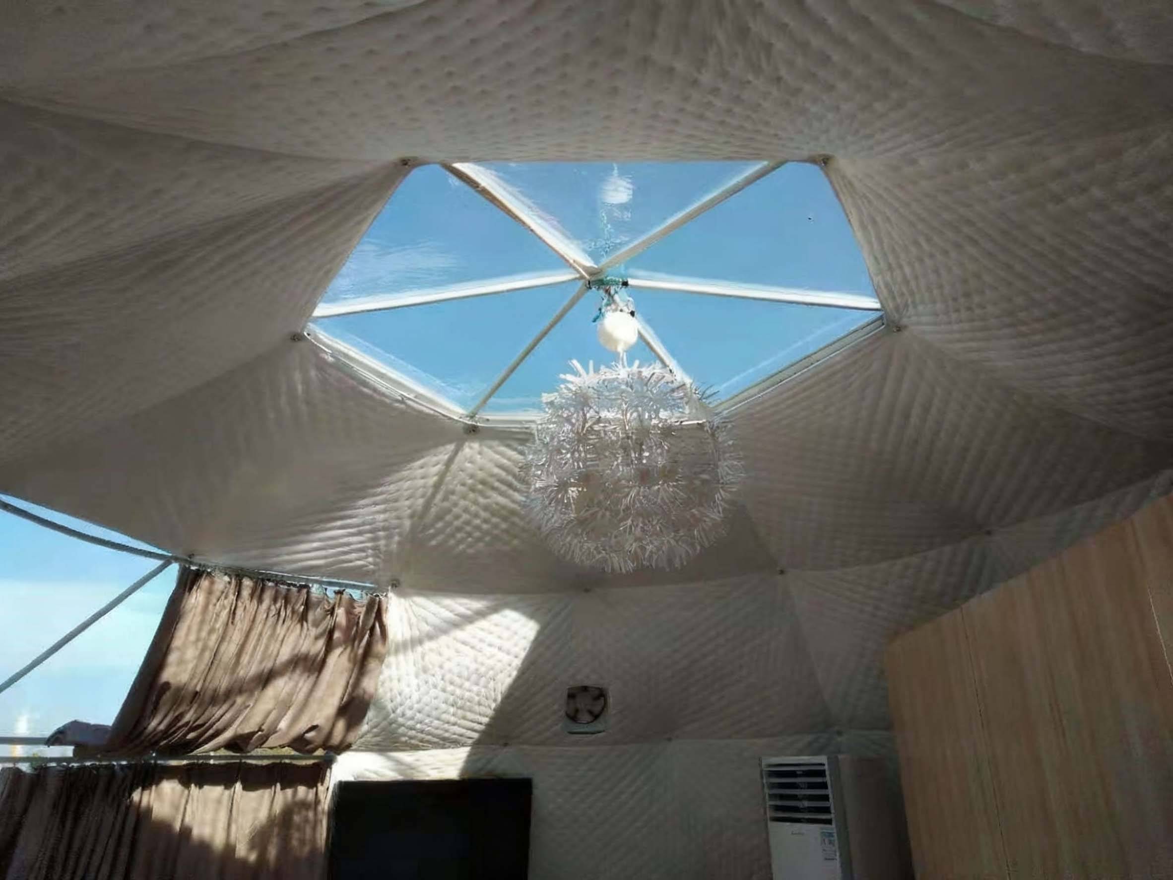 ：星空主题帐篷先驱者透明月球圆球大帐篷全场景覆盖不朽情缘mgTOP佛山好来居金属结构房屋有限公司(图2)