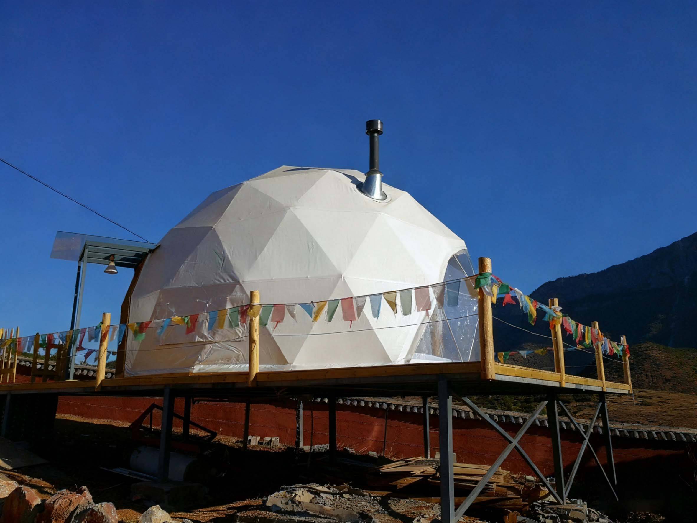 ：星空主题帐篷先驱者透明月球圆球大帐篷全场景覆盖不朽情缘mgTOP佛山好来居金属